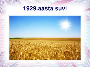 Suur Depressioon 1929 - 1933 #2
