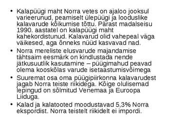 Islandi ja Norra kalanduse ülevaade #4