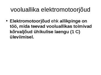 Elektrivool-voolutugevus-elektritakistus-elektrivoolu töö ja võimsus #17