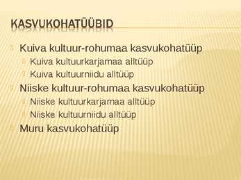 Kultuurrohumaa #4