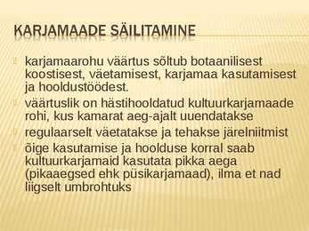 Kultuurrohumaa #8