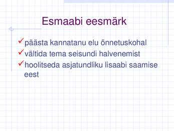 Esmaabi konspekt 2011 #2