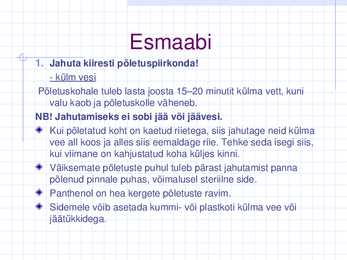 Esmaabi konspekt 2011 #36