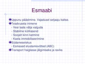 Esmaabi konspekt 2011 #55