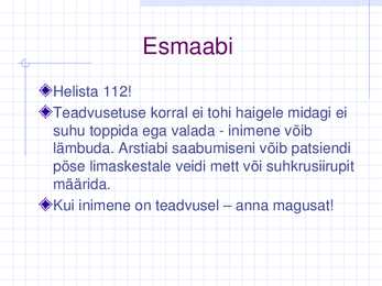 Esmaabi konspekt 2011 #82