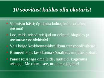 Ökoturism #6