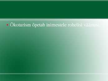 Ökoturism #8