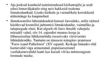 Keskaja teater ja commedia dell arte #4