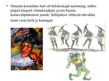 Keskaja teater ja commedia dell arte #5