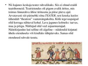Keskaja teater ja commedia dell arte #6