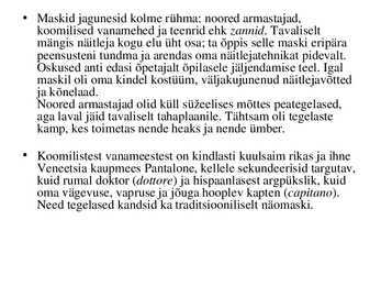 Keskaja teater ja commedia dell arte #10