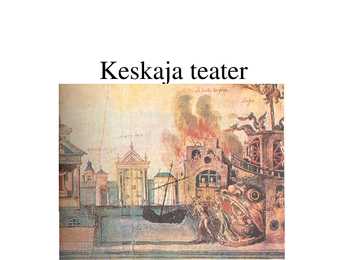 Keskaja teater ja commedia dell arte
