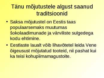 Koolitöö munadepühad Eestis #4