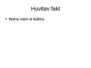 Norra meri #14