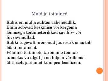 Agrotehniliste ja klimaatiliste tegurite mõju rukkijahu küpsetusomadustele #10