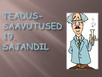 Teadussaavutused 19-sajandil