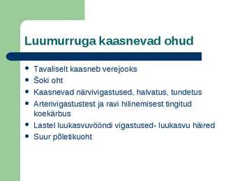 Luumurrud ja esmaabi #5