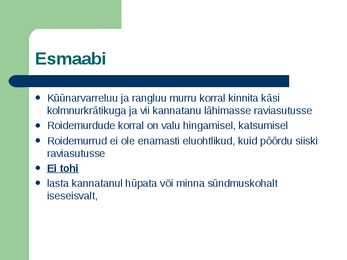Luumurrud ja esmaabi #7