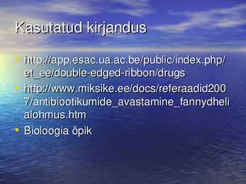 Antibiootikumid #17