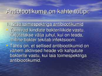 Antibiootikumid #4