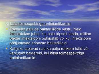 Antibiootikumid #5