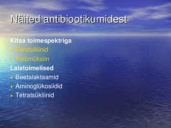Antibiootikumid #6