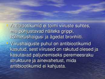 Antibiootikumid #8