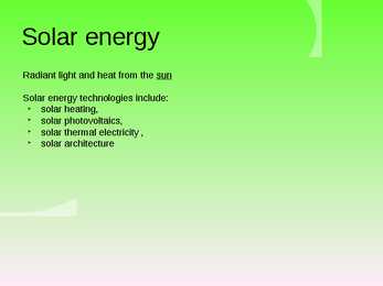 Solar power - presentation2 #3