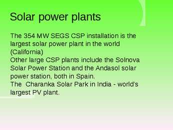 Solar power - presentation2 #9