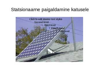 Päikeseenergia kasutamine #10