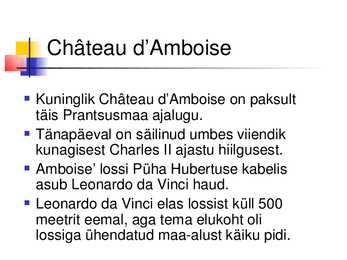 Loire i oru lossid #9