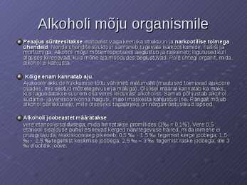 Alkoholid #13