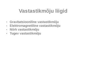 VASTASTIKMÕJU #8