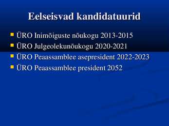 ÜRO - Ühinenud Rahvaste Organisatsioon #16
