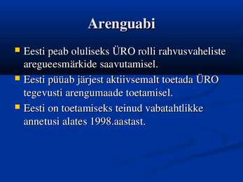 ÜRO - Ühinenud Rahvaste Organisatsioon #18