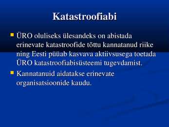 ÜRO - Ühinenud Rahvaste Organisatsioon #19