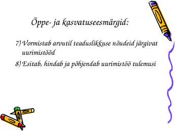 Uurimistoo alused 2012 - Alusdokumendid #5