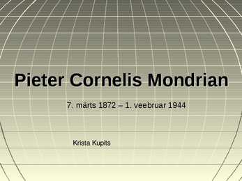 Pieter Cornelis Mondrian