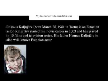 100 th anniversary of Estonian Film #3