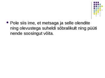 Mets ja haldjad eestlaste maailmapildis #4