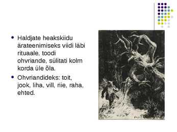 Mets ja haldjad eestlaste maailmapildis #7