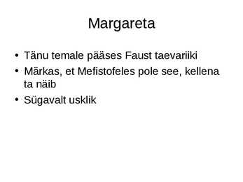 Kokkuvõte  Faust #7