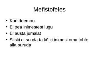 Kokkuvõte  Faust #8