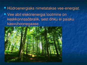 HÜDROENERGIA JA SELLE VÕIMALUSED EESTIS #3