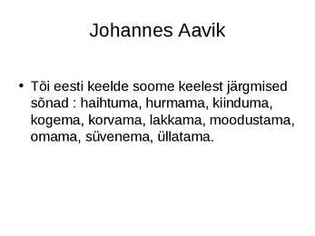 Eesti keele sõnauuendused #5