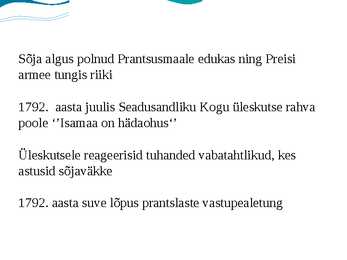Prantsuse revolutsioon ja Euroopa #6