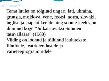 Juhan Viiding 1948-1995 #11