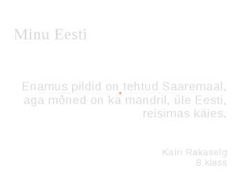 Minu Eesti
