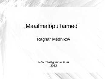 Maailmalõpu taimed