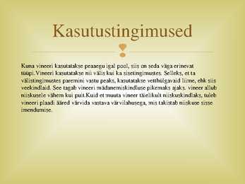 Plaatmaterjalide eristamine ja valmistamise tehnoloogia #7